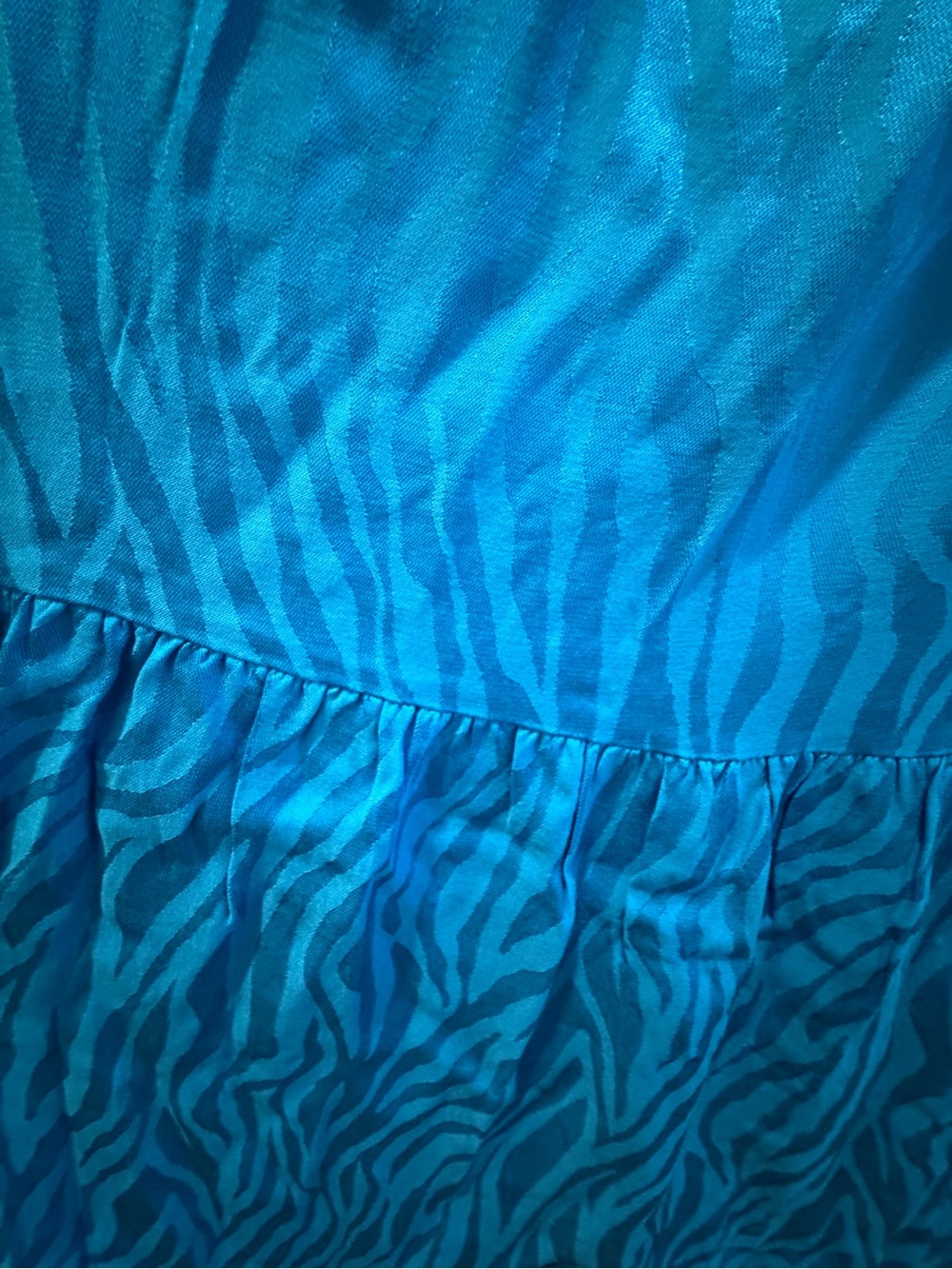 Prima Donna Turquoise Tiered Sleeveless Swim Coverup - Picture 4 of 5